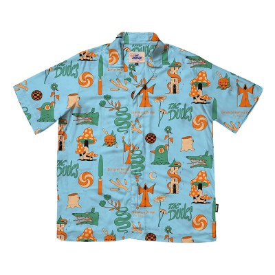 The Dudes European Fantasy Blue Hawaiian Shirt Μπλε
